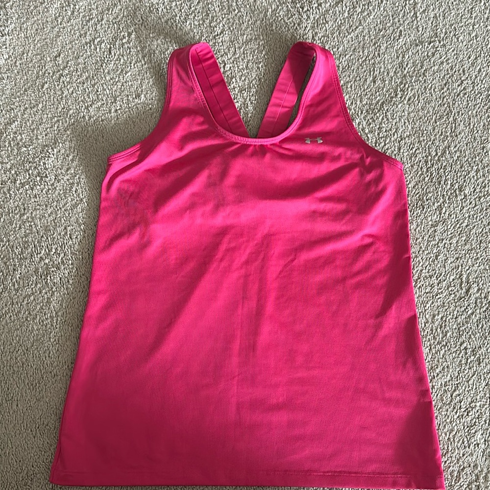Under Armour Pink Fitted Workout Tanktop